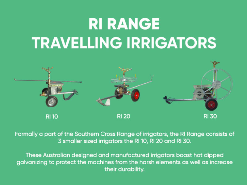 Rodney Industries RI Range Travelling Irrigators